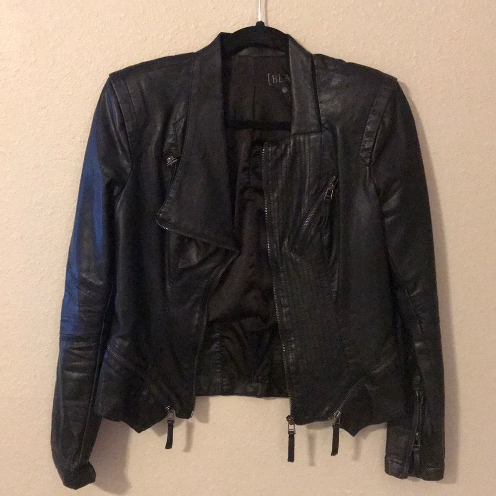 BlankNYC Vegan Leather jacket moto style